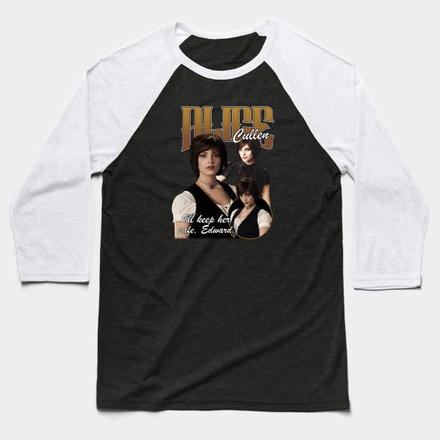 Twilight Alice Cullen is Saf Baseball T-Shirt by Stephensb Dominikn